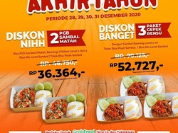 Ayam geprek hingga Bakmi, Ini Promo Makan Hemat di Malam Tahun Baru