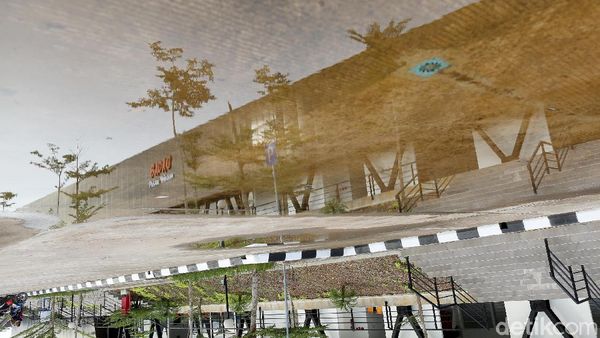 Foto: Pasar Wisata Badau yang Sepi Akibat Pandemi