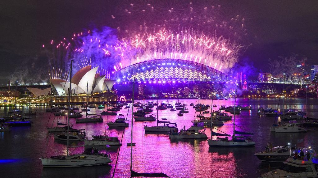 Gemerlap Perayaan Tahun Baru di Sydney