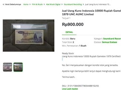 4 Uang Rupiah Nggak Laku Ini Dijual di Toko Online, Segini Harganya