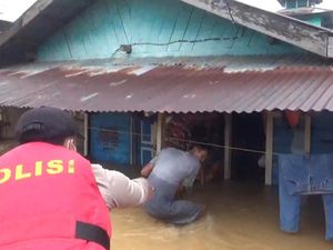 22 Kelurahan di Kota Jambi Kebanjiran, Ratusan Warga Dievakuasi