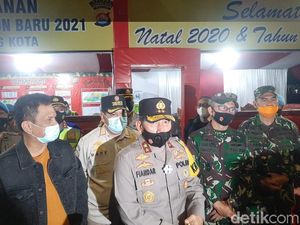 Pastikan Tak Ada Kerumunan, Kapolda Banten Cek Alun-alun Serang