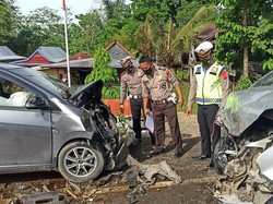 Dua Mobil Adu Banteng di Wajo Sulsel, 2 Orang Tewas