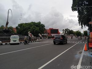 Alun-alun Kota Blitar Ditutup Saat Malam Tahun Baru