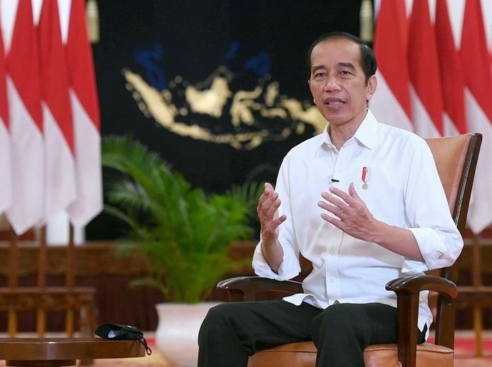 Presiden Jokowi menyampaikan harapannya untuk tahun 2021.