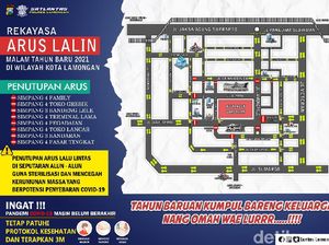 Malam Tahun Baru, Ini Rekayasa Arus Lalin dan Alun-alun Lamongan