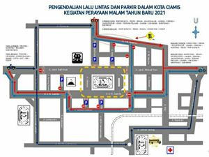 Rekayasa Lalin Disiapkan Jelang Malam Pergantian Tahun di Ciamis