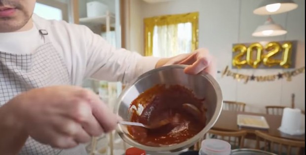 Saus pedas untuk Sate Korea atau Dak-Kochi.