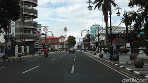 Awal Tahun 2021, Lalin Bandung Lengang