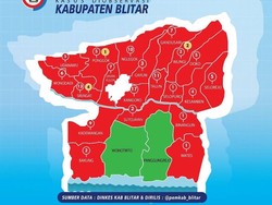 Tambah 144 Kasus COVID-19, Kabupaten Blitar Menuju Zona Merah Lagi