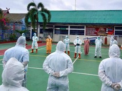 921 Narapidana di Riau Terpapar Corona, 907 Sembuh