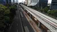 Jalan di Jakarta Lengang di Awal Tahun