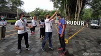 Foto: Taman Wisata Candi Borobudur Apresiasi Wisatawan Perdana di 2021