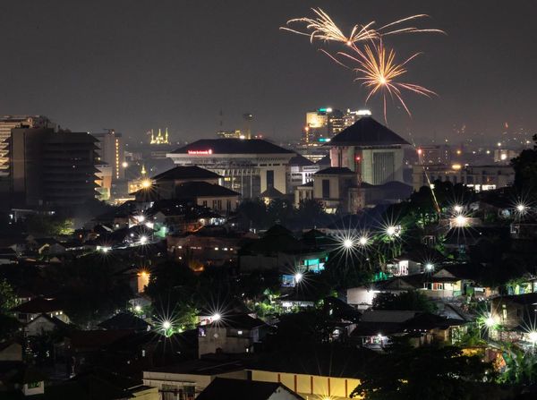 Potret Pergantian Tahun Baru yang Sepi Gegara Corona