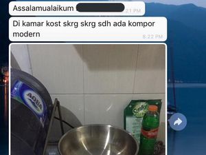 So Sweet! Bapak Kos Belikan Kompor Canggih Untuk Masak Mie Instan