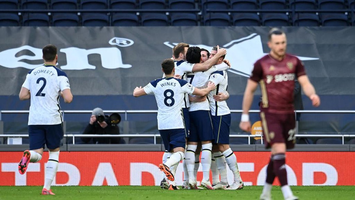 Tottenham Hotspur menang 3-0 atas Leeds UnitedFoto: Getty Images/Pool