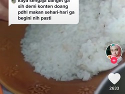 Biasa Makan Nasi Diguyur Air, Suami Istri Ini Picu Perdebatan