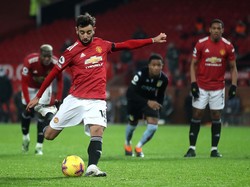 Man Utd Vs Aston Villa: Gol Penalti Fernandes Menangkan MU 2-1