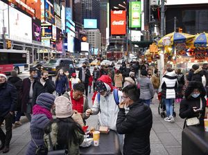 Corona di AS Tembus 20 Juta Kasus Saat Tahun Baru