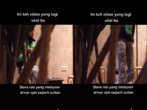 Pelayan Kafe Perlakukan Driver Ojol Seperti Sultan Ini Tuai Pujian