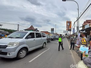 Suasana Arus Balik Libur Nataru di Jalur Selatan Banyumas Siang Ini