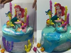 Tsunami Cake Tren, Tawarkan Sensasi Meluber Saat Kue Disajikan