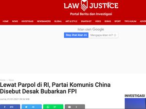 4 Fakta Ardian Posting Berita Hoax Komunis China Desak FPI Bubar