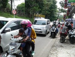 Hari Ketiga Libur Tahun Baru, Volume Kendaraan di Lembang Meningkat