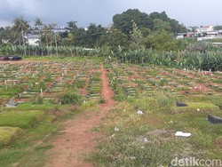 Area Makam Corona di TPU Pondok Ranggon Penuh, Begini Kondisinya Sekarang