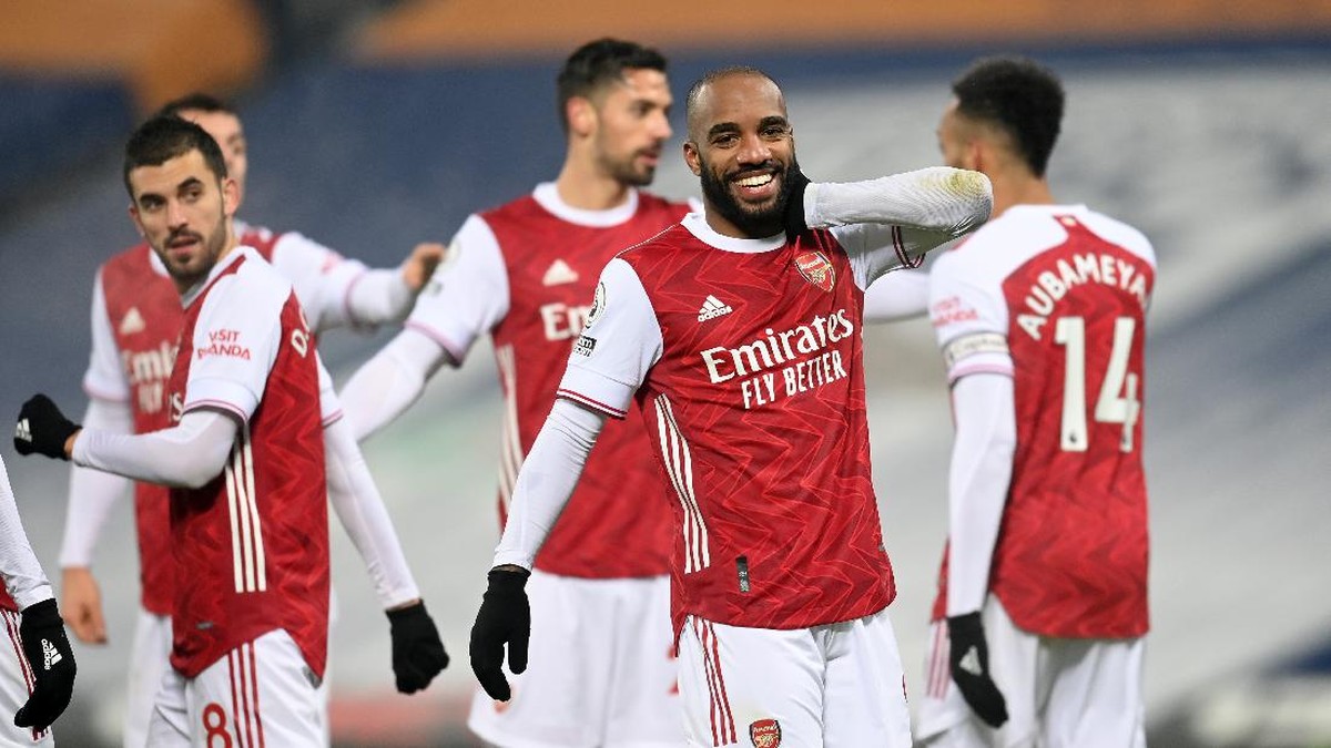 Arsenal menang 4-0 atas West Bromwich Albion di pekan ke-17 Liga Inggris. (Foto: Michael Regan/Getty Images)