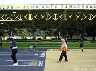 Keren Banget! Begini Wajah Baru Alun-alun Kota Tangerang