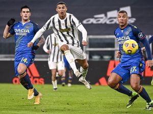 Ronaldo 2 Gol, Juventus Taklukkan Udinese 4-1