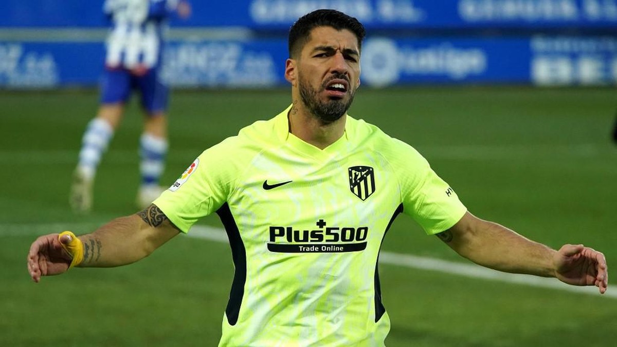 Striker Atletico Madrid, Luis Suarez. (Foto: Cesar Manso / AFP)