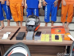 Tampang 3 Begal Bersenjata Air Keras di Subang