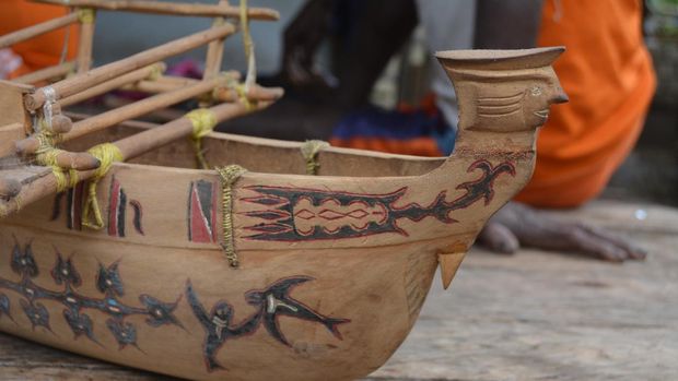 Perahu Sarmi khas Suku Sobey