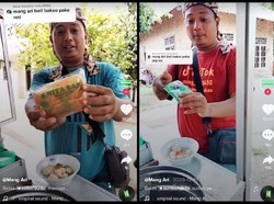 Tukang Bakso Viral Ini Racik Bakso Pakai Roti hingga Kedondong!