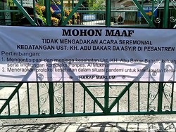 Abu Bakar Baasyir Bakal Bebas, Warga Diminta Tak Berkerumun di Ponpes Ngruki