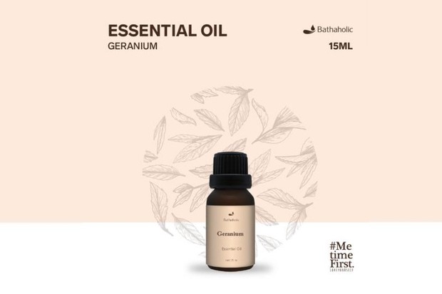 Geranium Oil/ Foto: Instagram.com/thebathaholic Bathaholic Geranium Aromatherapy Essential Oil