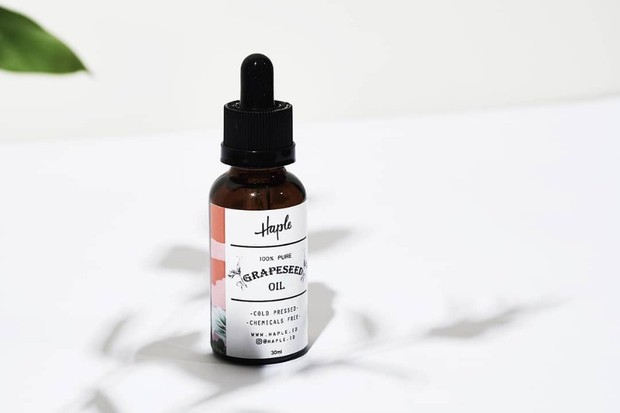 Grapeseed Oil/ Foto: Instagram.com/haple.id Haple Grapeseed Oil