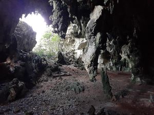 Foto: Gua di Papua dengan Lukisan Alien yang Misterius Foto: Gua di Papua dengan Lukisan Alien yang Misterius