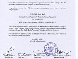 Hindari Kerumunan Pelayat, PBNU: Salat Gaib untuk KH Najib Krapyak