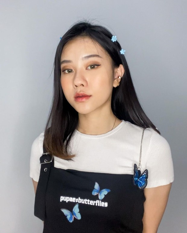 Jessica Jane tampil cantik dengan kep rambut /instagram.com/jessicajane99