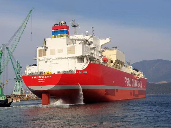Kapal FSRU Jawa Satu Berlayar dari Korsel ke Cilamaya
