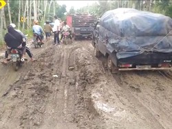 Jalan Rusak Lokasi Wanita Wafat Saat Macet ke RS di Jambi Segera Diperbaiki