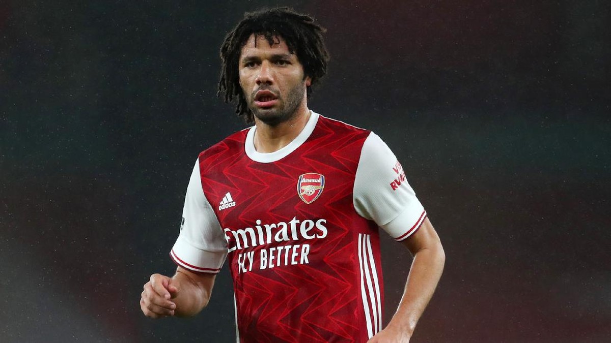 Mohamed Elneny setia ke Arsenal. (Foto: Catherine Ivill/Getty Images)
