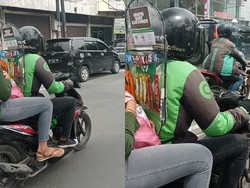 Kreatif! Driver Ojol Ini Buka Warung Jajan Mini Gratis untuk Pelanggan