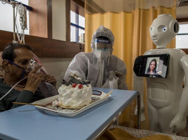 Robot ini Bantu Tangani Pasien Corona di India