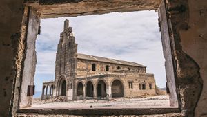 Foto: Kota Hantu Tempat Karantina Penderita Kusta di Spanyol