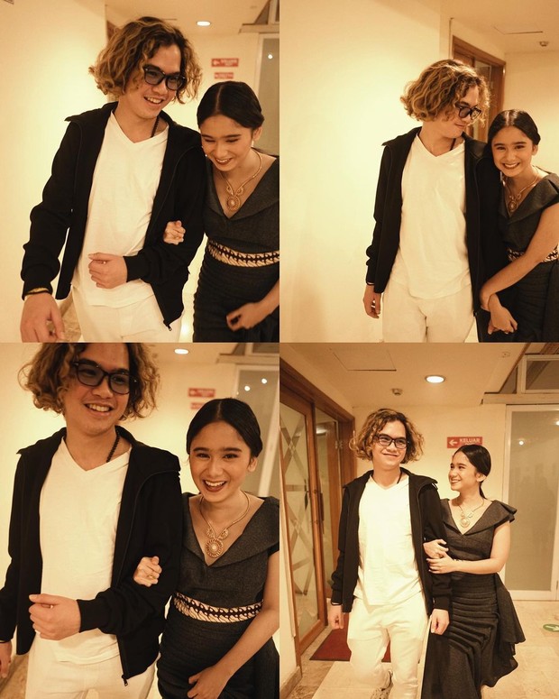 Tiisa dan Dul/instagram.com/duljaelani Tiisa dan Dul romantis dalam kolase foto/instagram.com/duljaelani