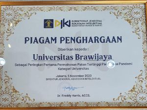 UB Ajukan 132 Paten Selama Pandemi hingga Dapat Pujian Jokowi